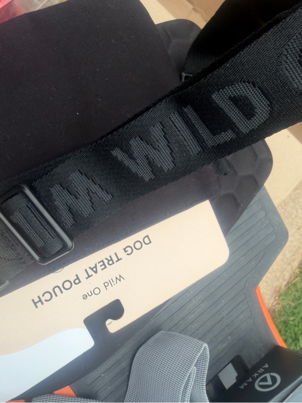 Wild One Black Crossbody Treat Pouch - Picture 6 of 11